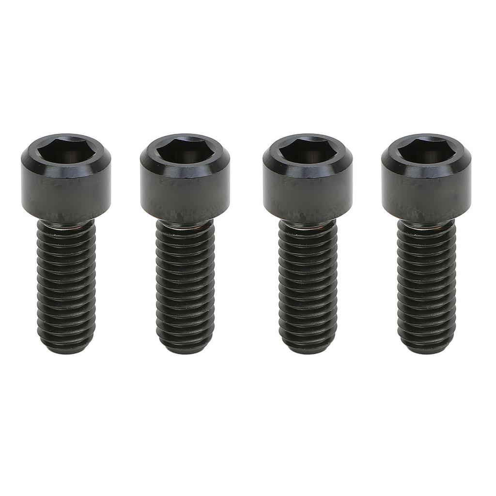 4 Pcs Disk Brake Caliper Screw M6x16mm Ti Alloy Sturdy Lightweight Low Temperature Drift Suppression Bike Brake Screw
