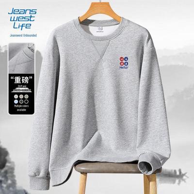 Мужская толстовка с круглым вырезом Jeanswest Life, тяжелый вес