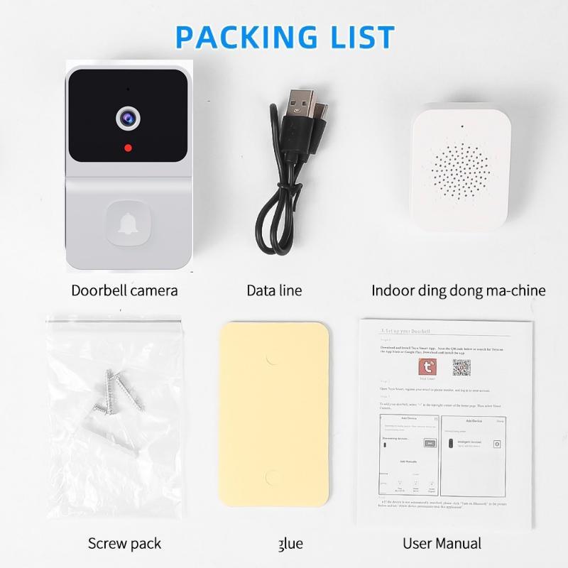 Новый умный видео дверной звонок HD камера домофон глазок Wi-Fi беспроводной дверной звонок домашняя система ночного видения с пультом дистанционного управления через приложение