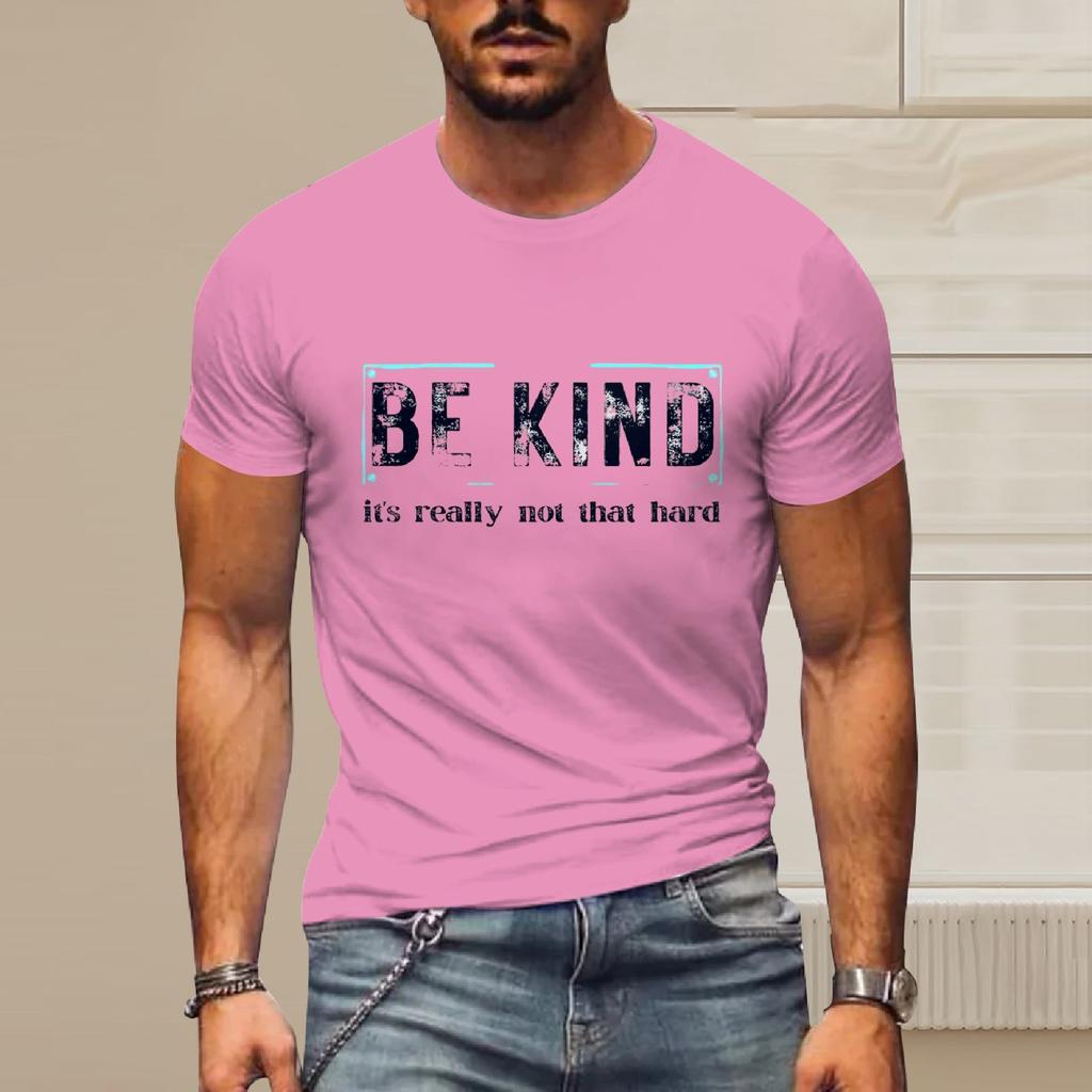 Мужская футболка с графическим текстом Pool3D печать Уличная повседневная одежда с короткими рукавами и принтом Базовая одежда