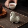 Элегантный креативный керамический конь из ру-керамики, чайный питомец – Домашнее украшение и сувенир в стиле династии Тан.