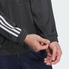Adidas Оригинальная классическая мужская куртка с 3 полосками, логотипом и буквенным принтом, классическая спортивная куртка с воротником-стойкой и длинным рукавом, темно-угольная JL8397