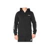 adidas M CE 3S Zip Hoodie Logo Striped Jacket Men Jacket Black DZ7696