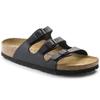 Birkenstock Florida Sandals with Soft Footbed Black Cm (Narrow Width) Birko-Flor Women's 24.5
