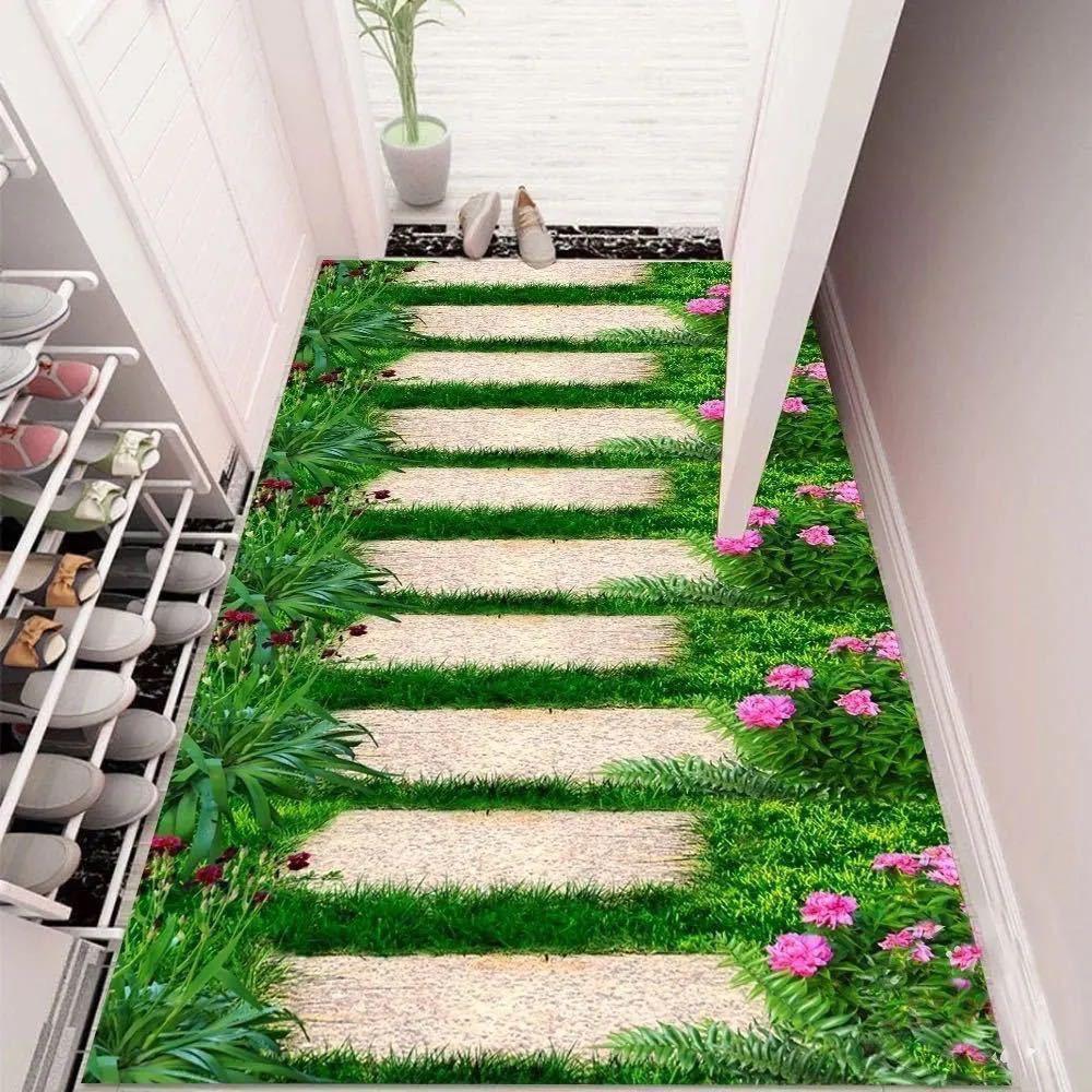 Домашний коврик для пола Коврик для двери Входной коврик Коврик для двери Коврик для ног Входной ковер