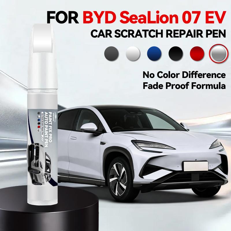 For BYD Sea Lion 07 EV 2023-2025 D49 Paint Repair Pen Touch Up Scratch Remover DIY Auto Accessories Black white Gray Purple
