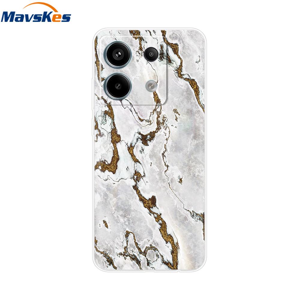 Для Redmi Note 13 Pro 4G 5G Чехлы Cover ТПУ Силиконовый Защитный Чехол Для Xiaomi Redmi Note13 13Pro Телефон Прозрачная Задняя Крышка Бампер