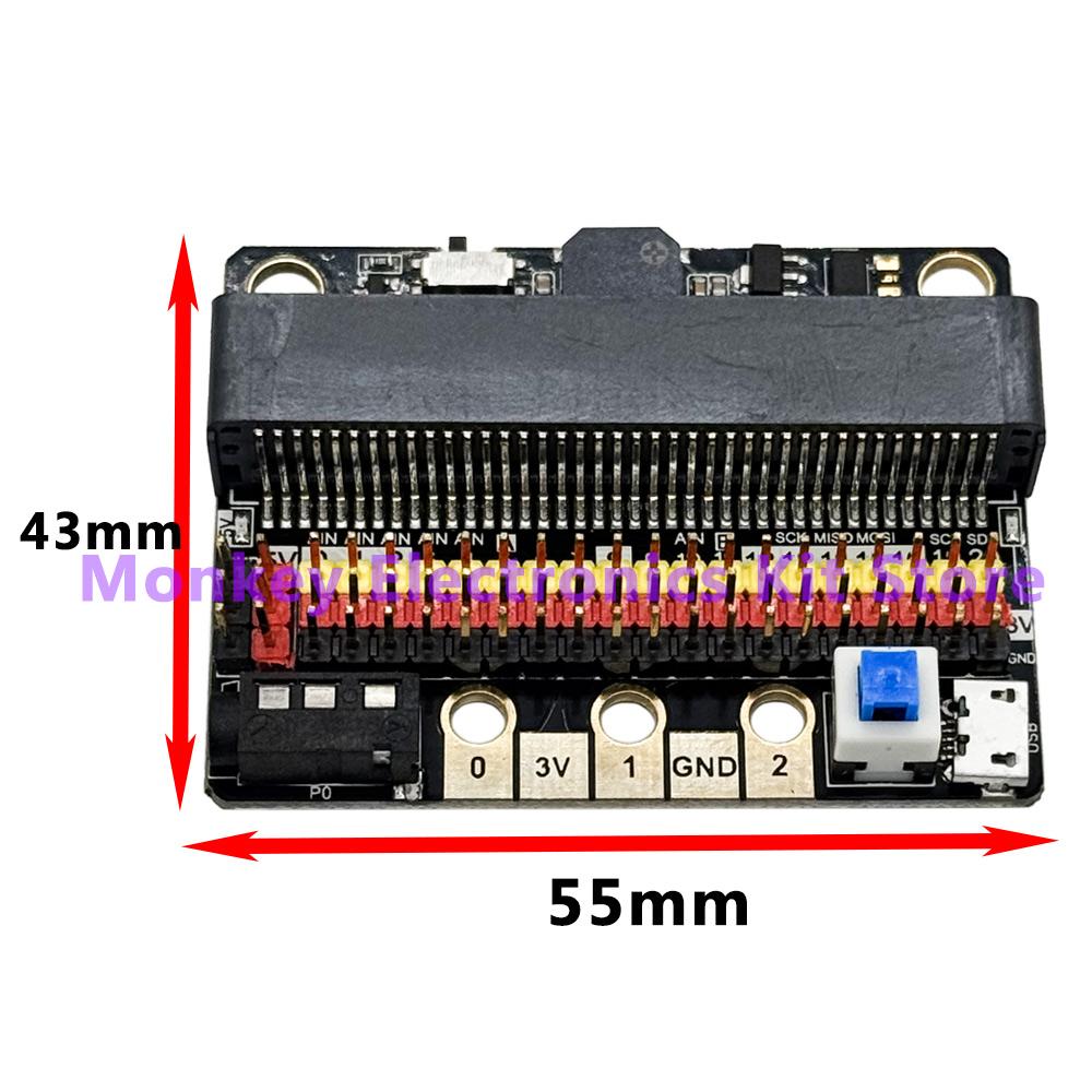 1PCS Micro:bit Expansion plate V1.0 , V2.0 , V3.0 suitable for micro:bit go NRF5182 Development board Python connector