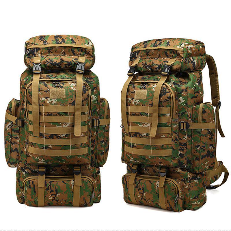 Military 70l80l100loutdoor Rucksack Tactical Backpacks Camping Hiking Trek Bag