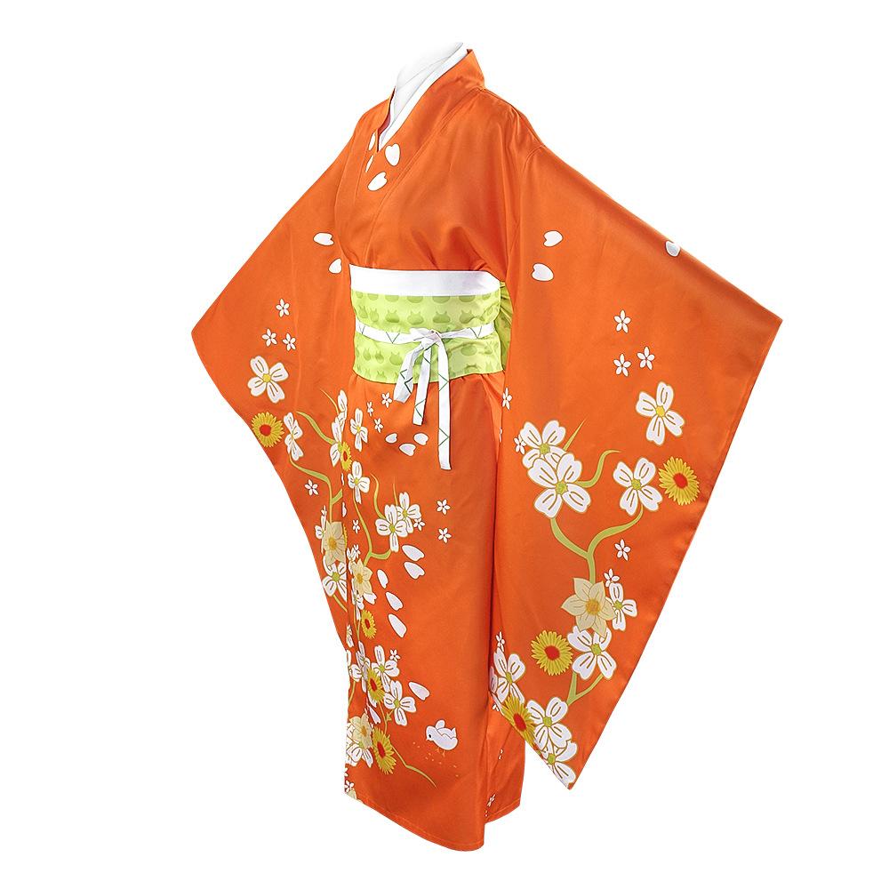 Danganronpa 2 Hiyoko Saionji Cosplay Japanese Kimono Stage Costume