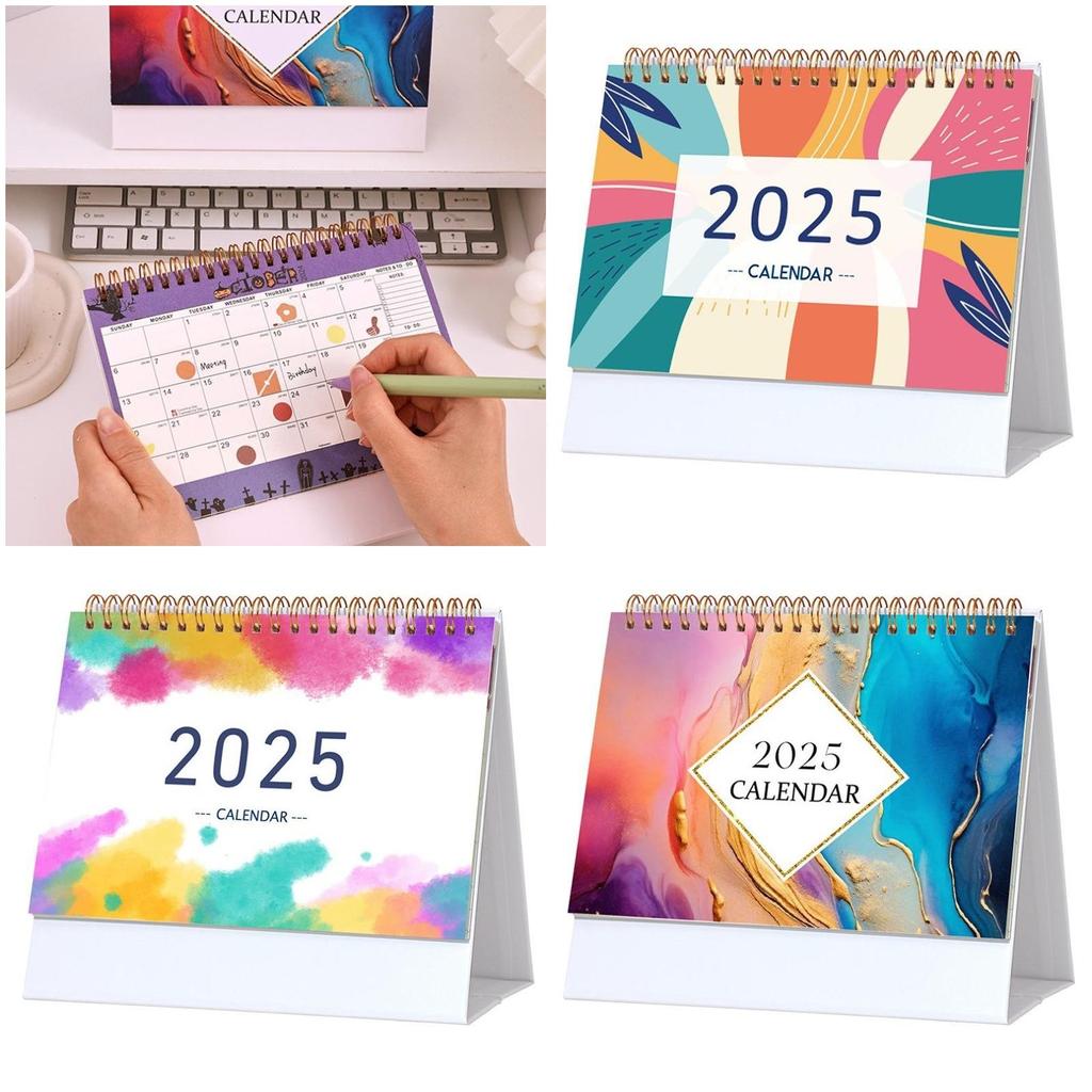 2025 Calendar Desk Calendar Planner Desktop Memo Message Small Ornaments