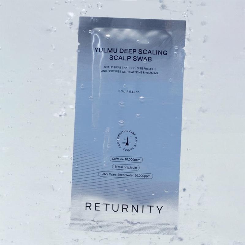RETURNITY Yulmu Глубоко очищающий тампон для кожи головы 3,3 г*7 шт.