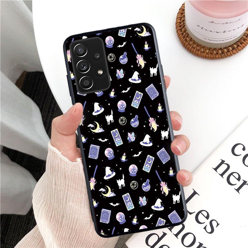 Чехол для телефона Girly Pastel Witch Goth для Samsung Galaxy A13 A22 A12 A32 A71 A11 A21S A33 A52 A72 A51 A50 A70 A31 M31 Funda Coque