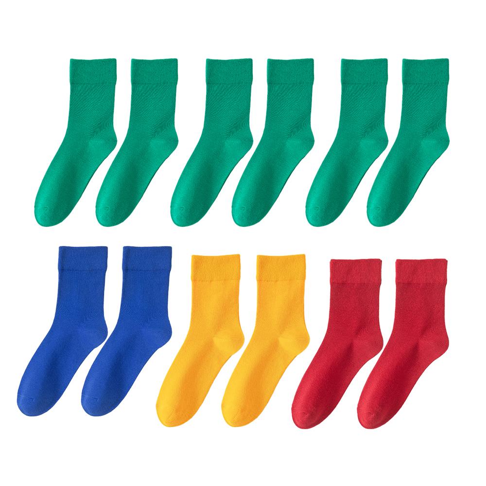 6 пар носков для диабетиков, не сдавливающие, свободного покроя, хлопковые, удобные, вентилируемые, мягкие, для женщин и мужчин, на все случаи жизни