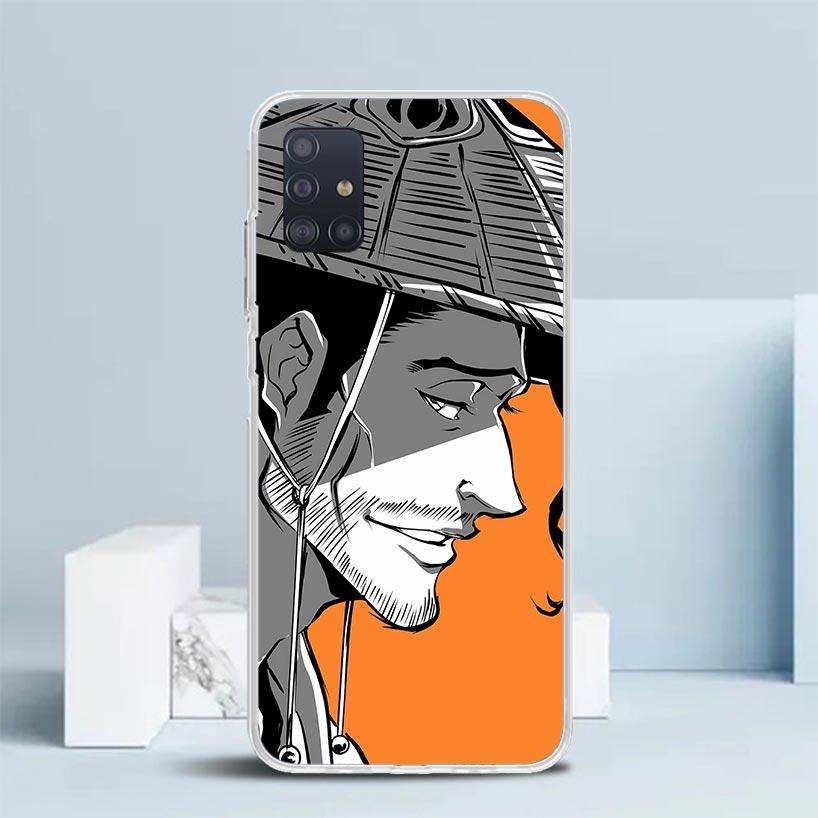 Чехол для телефона Bleach Kyoraku Shunsui для Samsung Galaxy A52 A32 A22 A12 A51 A50S A30S A10S Note 20 Ultra 10 S10 Plus A31 A20 A71 A7