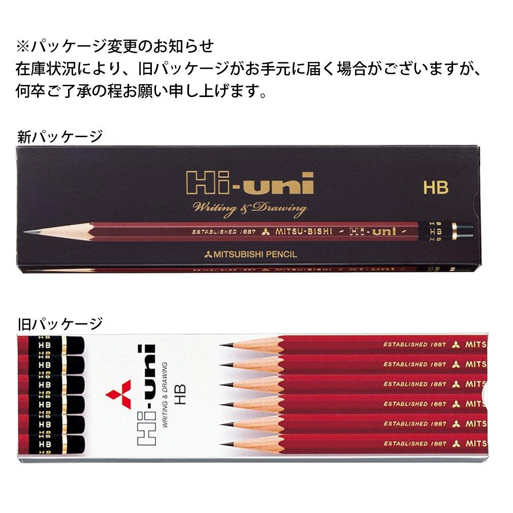 Карандаш Mitsubishi Pencil High Uni K HB 1 дюжина бумажная коробка HUKHB