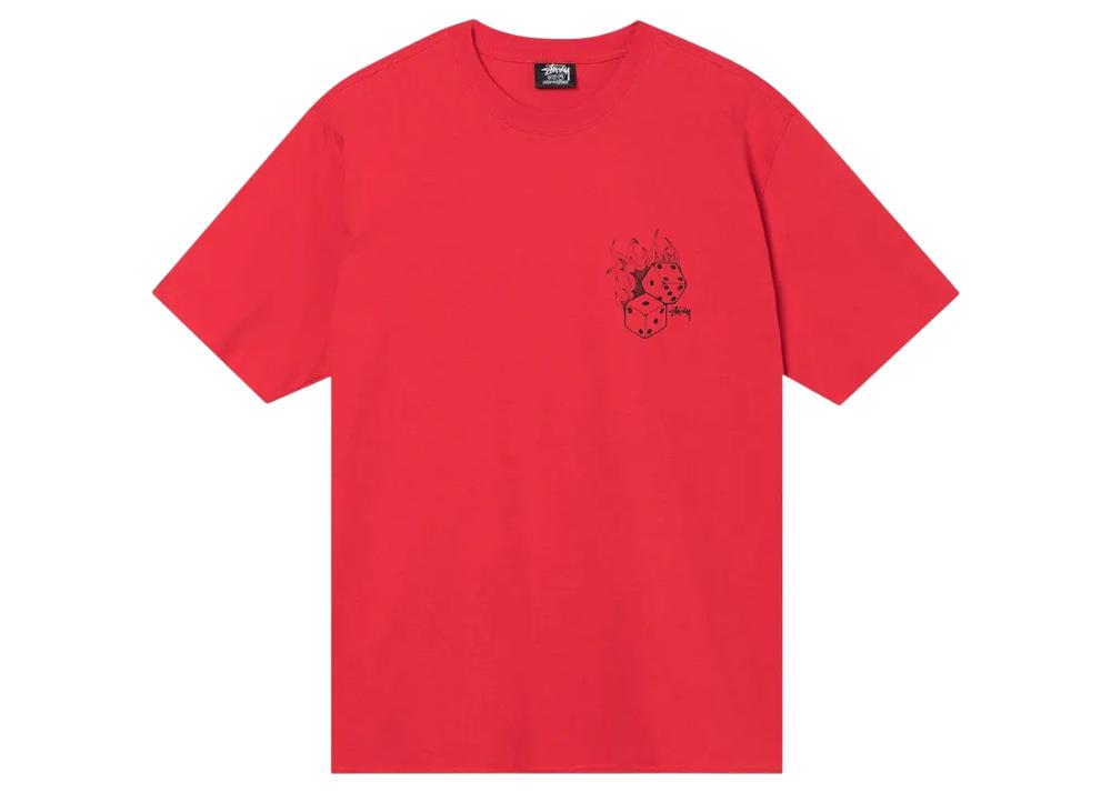 Stussy Fire Dice Tee 'Red'