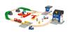 BRIO WORLD Набор «Спасательная команда» 36025 [44 детали] для детей от 3 лет (Игрушечный электрический поезд с деревянными рельсами) Красный, зеленый, синий и желтый