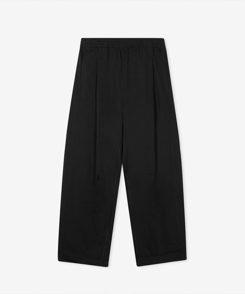 Nyuballanseu Nbmlg21443 / Uni Essential Summer Легкие Широкие Брюки с Боковыми Вставками (черный)