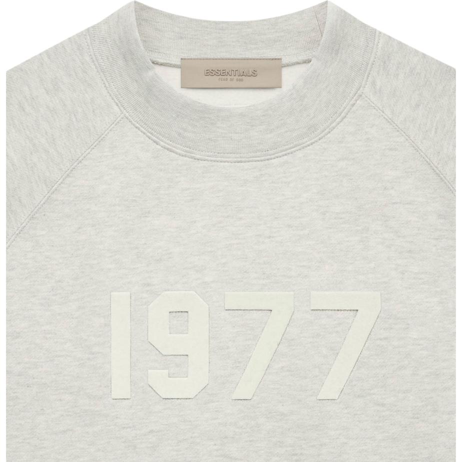 Fear of God Essentials Свитшот с круглым вырезом S22 с начесом и флисовой подкладкой Унисекс Топы Светло-овсяный FOG-SS22-036