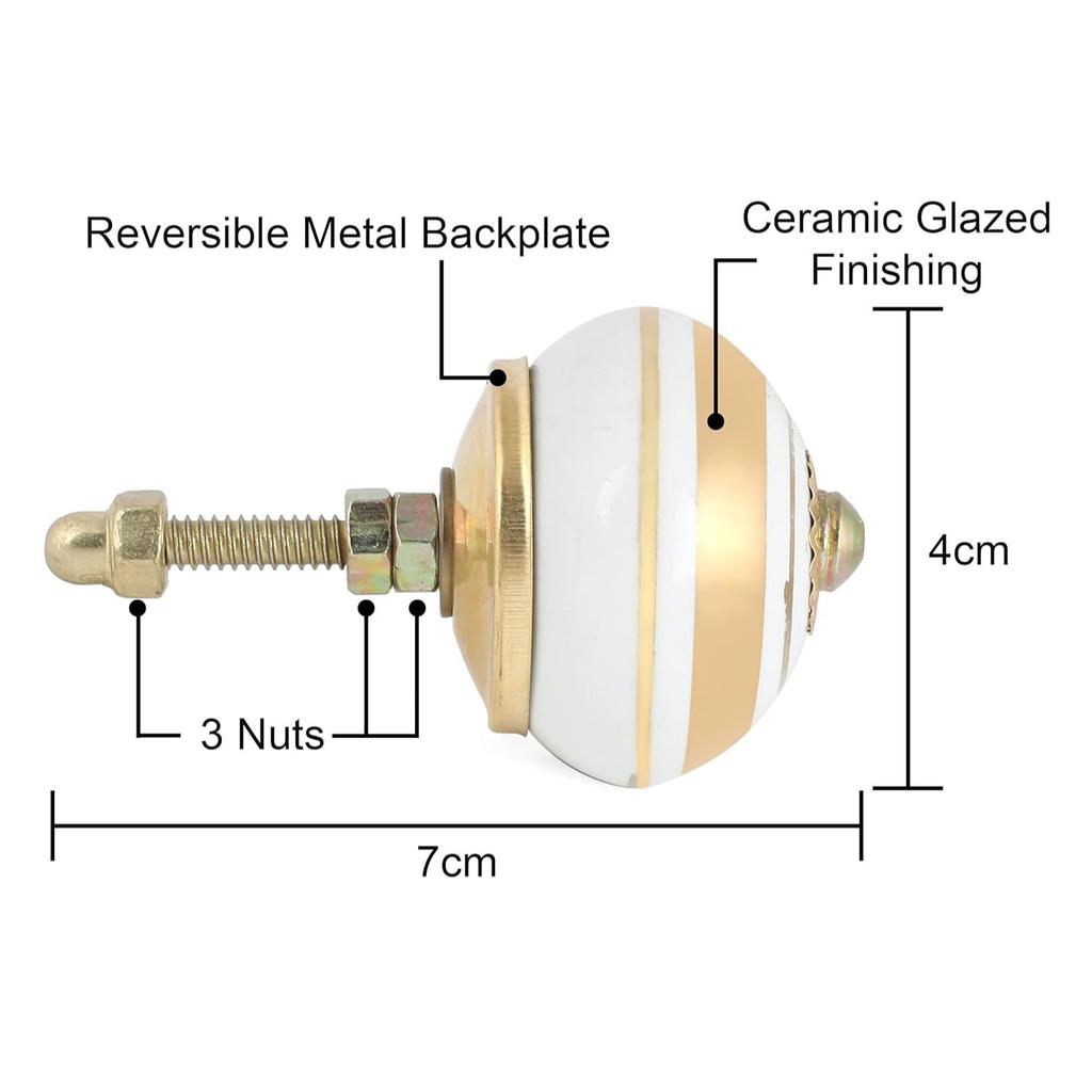 Керамические Винтажные Разноцветные Керамические Ручки для Ящиков Дверные Ручки и Тяги для Кухонных Шкафов Домашний Декор Интерьера ( Разноцветный) - Упаковка из 6 шт.