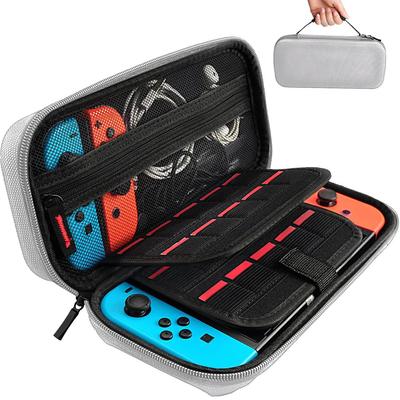 Тонкий жесткий чехол для Nintendo Switch OLED, чехол для переноски Switch OLED, сумка для хранения, совместимая с Nintendo Switch OLED, ударопрочная, пыленепроницаемая, водонепроницаемая