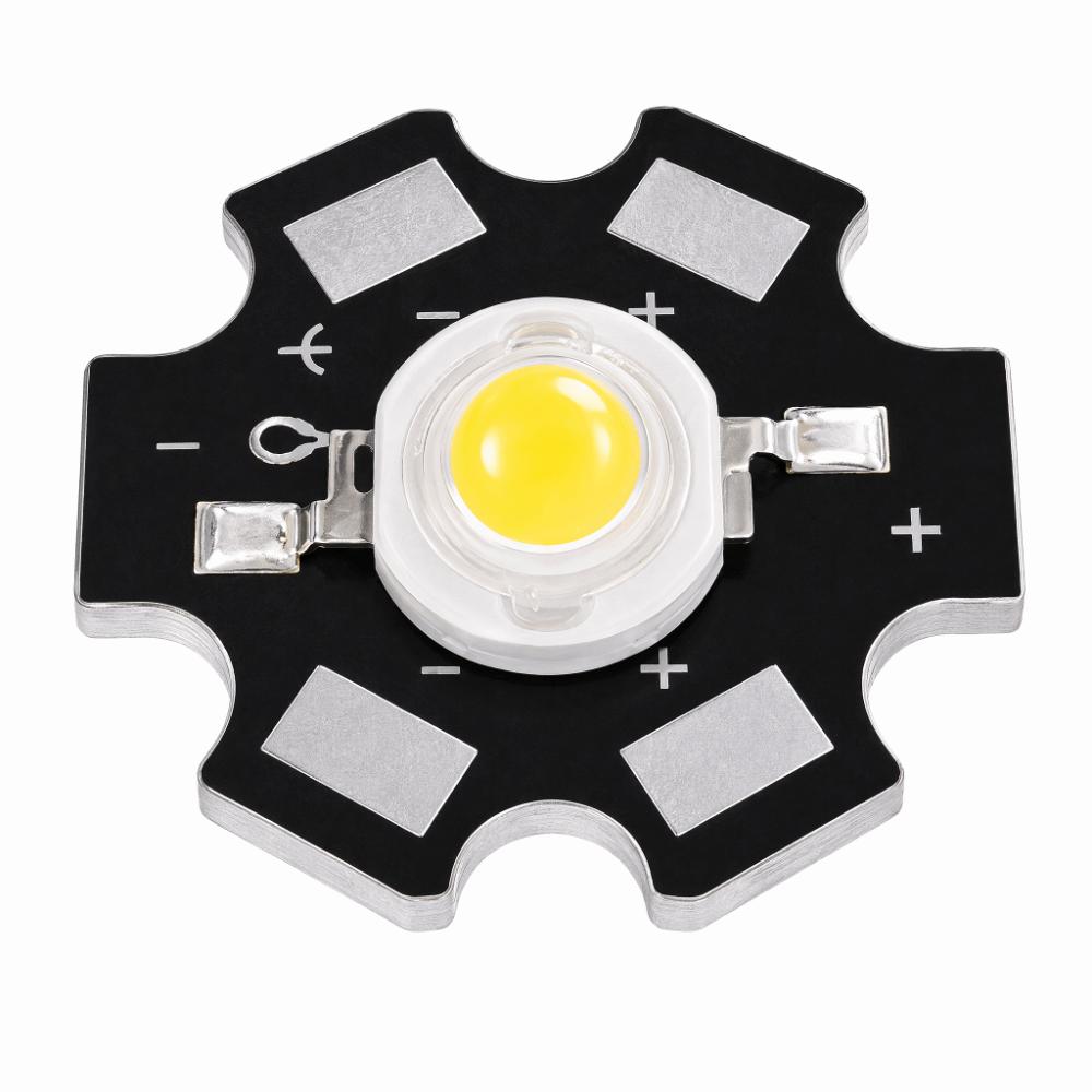 25PCS Aluminum Base LED Chip 3V LED Lamp Chip Durable LED Bead Bulb Lamp