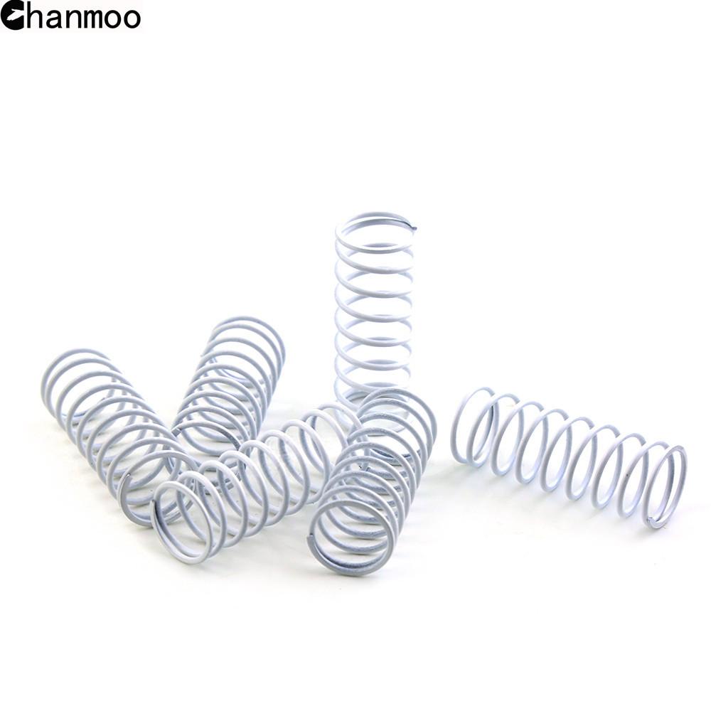 6Pcs Metal Shock Springs Compression 40*16mm for 1/10 RC Car Tamiya XV01 XV02 WR02 GF01 G601 TD4 TRF501X Upgrade Parts