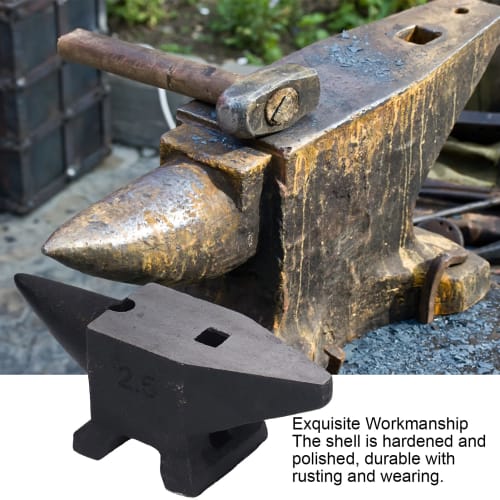 Working Anvil, 2.5kg Rust-resistant Anvil Steel for Smith Forging