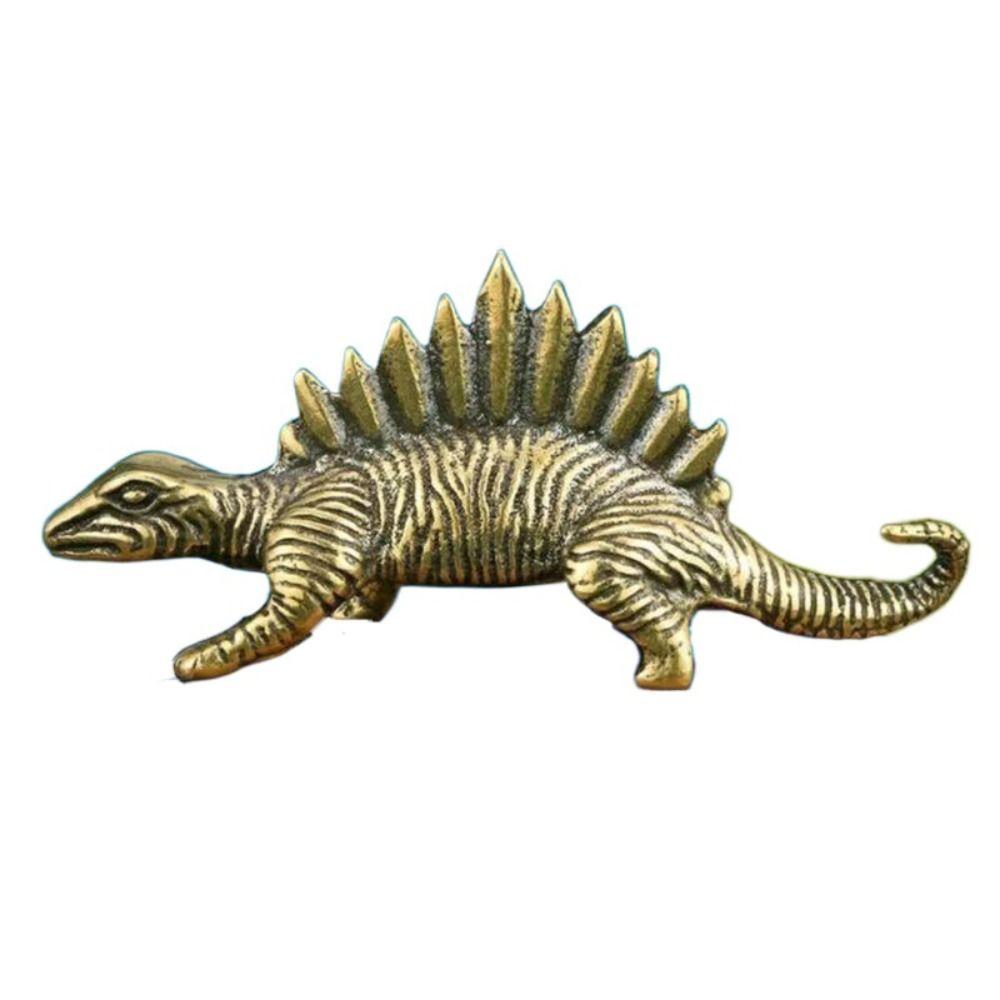 Vintage Dinosaur Statue Zinc Zinc Alloy Children Dinosaur Toy Lucky Dinosaur Miniatures Decoration Crafts