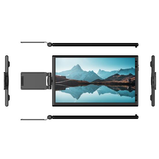 Yousheng 14.1-Inch Portable Extender Display FHD IPS HDMI-compatible Type-C 3.1 Adjustable Computer Laptop Computer Phone Expansion Monitor Screen