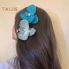 Женская заколка для волос 3D Цветочный декор с сильным захватом Шпилька для волос для фотосессии Цветочная укладка Шпилька для волос Аксессуары для волос