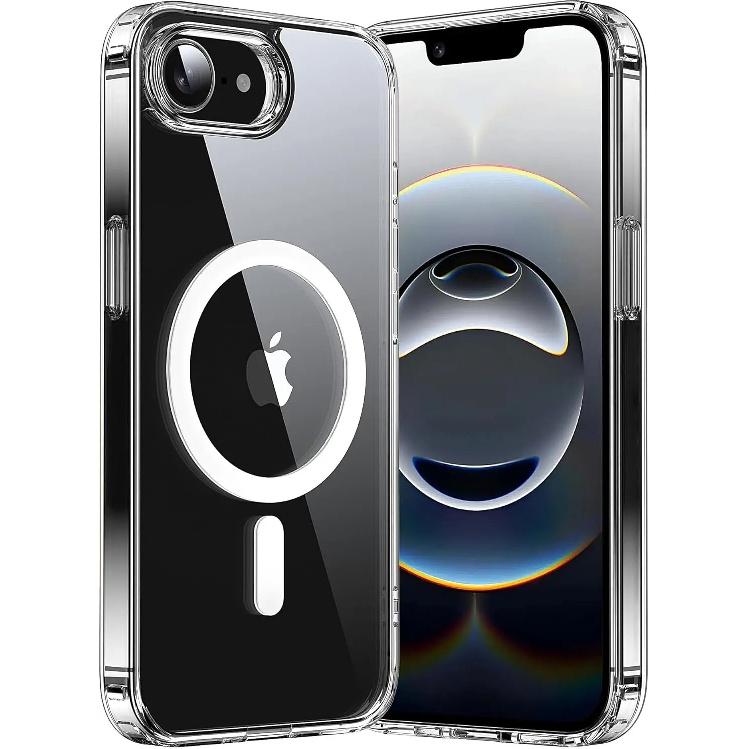 Прозрачный Магнитный Чехол Для iPhone 17 16 Pro Max 15 14 Plus Беспроводная Зарядка Крышка 13 12 Mini 17 Air Magsafe Защитный Чехол