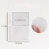 M5A7 Transparent Binder Photocards Collect Book Diary Agenda Planner Cover Album Stationery