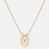 METROCITY JEWELRY Brillio Silver Rose Necklace A213SN1602RPA