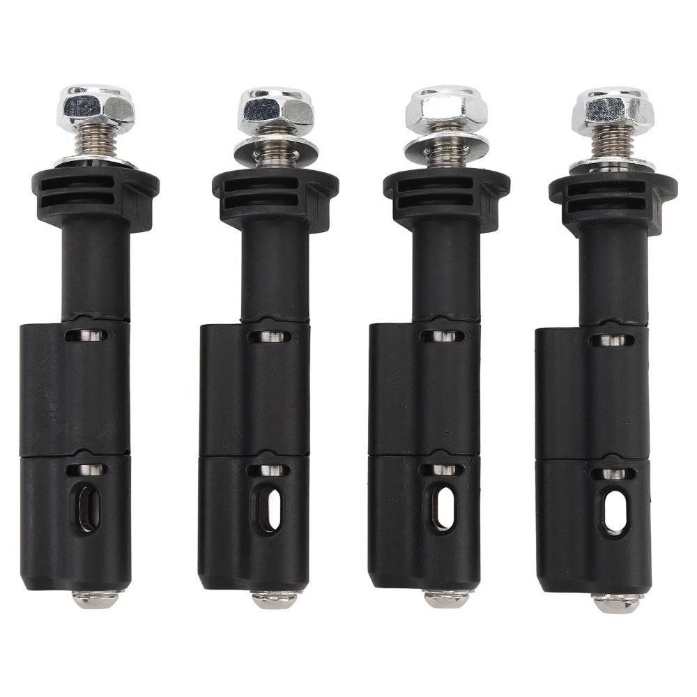 4PCS Black Mounting Pins Set Stainless Steel Safety Mounting Pins Truck Bed Storage