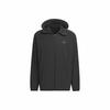 adidas Дышащая удобная куртка на молнии с капюшоном, унисекс, черная