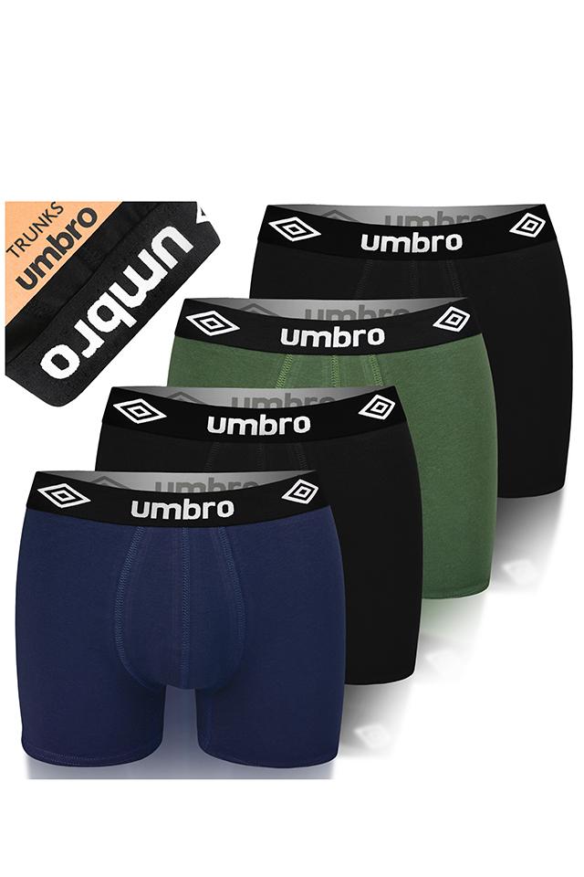 Umbro Men' Boxer Shorts 4 Pack 0197 Size
