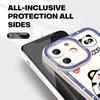 For iPhone 16 15 14 Pro Max Redmi Note 13 12 Pro Samsung S25 S24 Ultra A13 A14 A15 A16 OPPO Cartoon Panda Pattern Soft Full Lens Protect Case