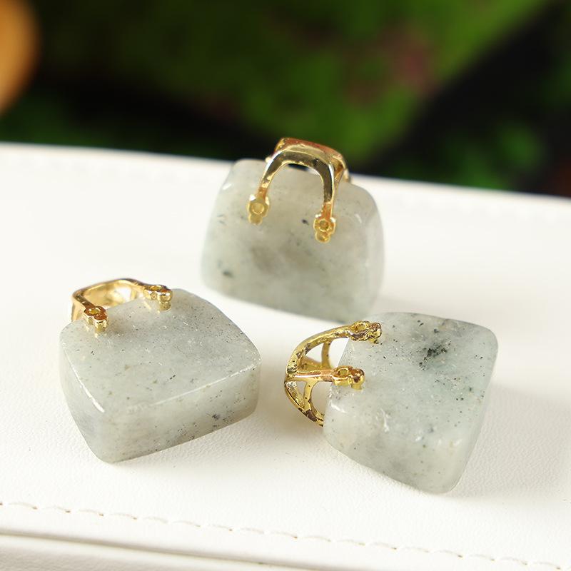 Аметист и Розовый Кварц Кристальная Подвеска Украшение для Сумки