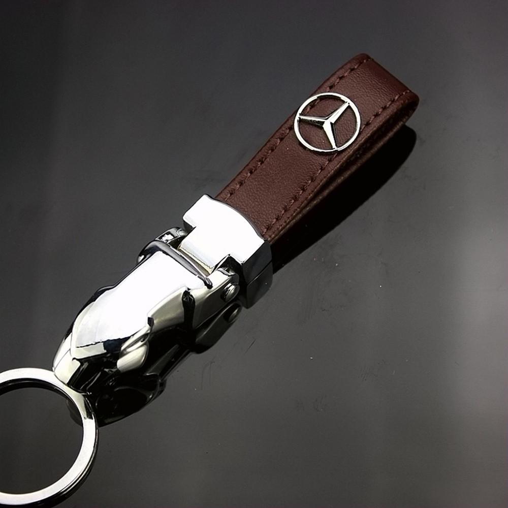 Gepard Keychain Leather Pu Car Logo Key Chain Metal Holder key Ring Key Fob