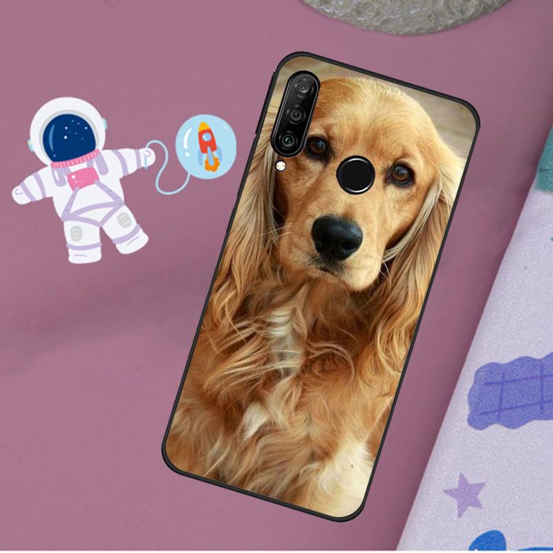 Чехол для телефона Huawei Nova 11i 7i 8i 12i 12s Y73 Y70 Y90 Y60 Y72 Y61 Y91 9 10 SE P40 Lite P30 Pro с изображением собаки кокер-спаниеля