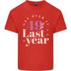 Funny 50th Birthday 49 is So Last Year Unisexs Light Cotton TShirt