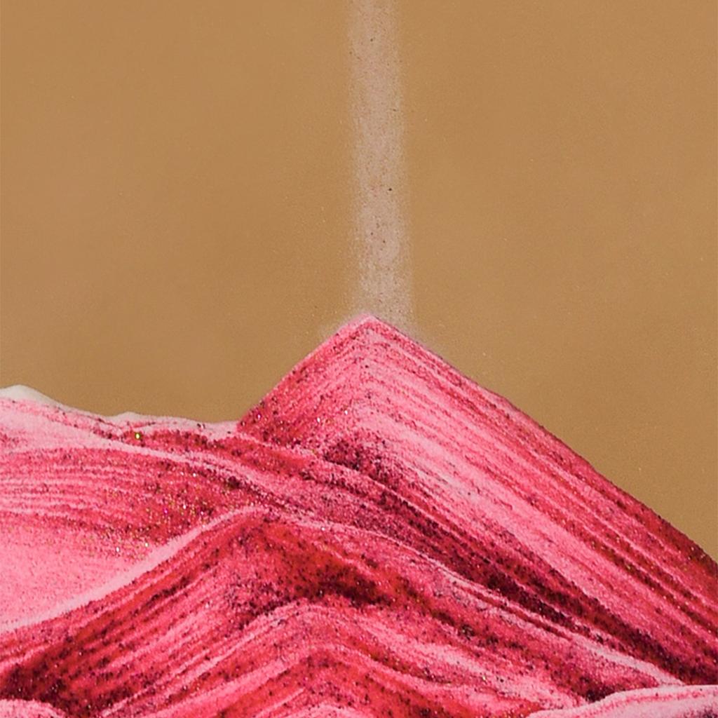 3D Орнамент-картина с зыбучим песком 5 дюймов Креативная декомпрессионная картина с движущимся песком из прозрачного стекла Динамичные песочные пейзажи для декора