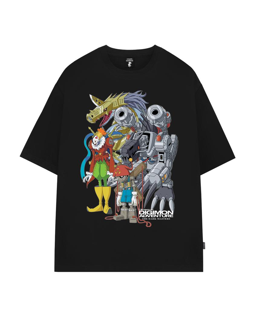 ODDSTUDIO [Digimon Adventure] Свободная футболка «Темные Мастера» - 2 цвета