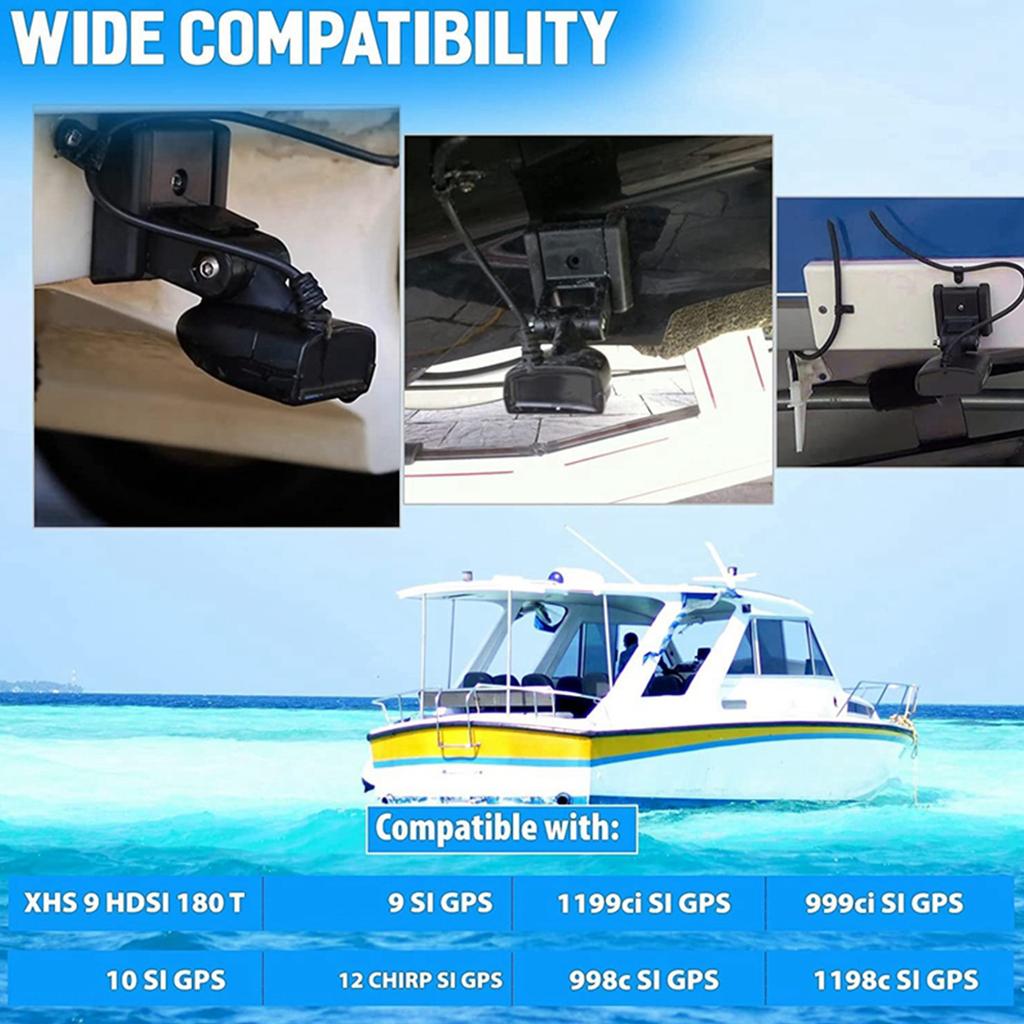 Подходит для XNT 920T 9HW T 9Di T 14Di T 9HW Монтажная пластина кронштейна датчика 7400931 Комплект крепежных деталей для крепления на транец