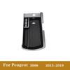 Для Peugeot 2008 3008 GT 4008 5008 308 408 автомобильный черный интерьер консоли подлокотник ящик для хранения перчаток лоток-контейнер-органайзер