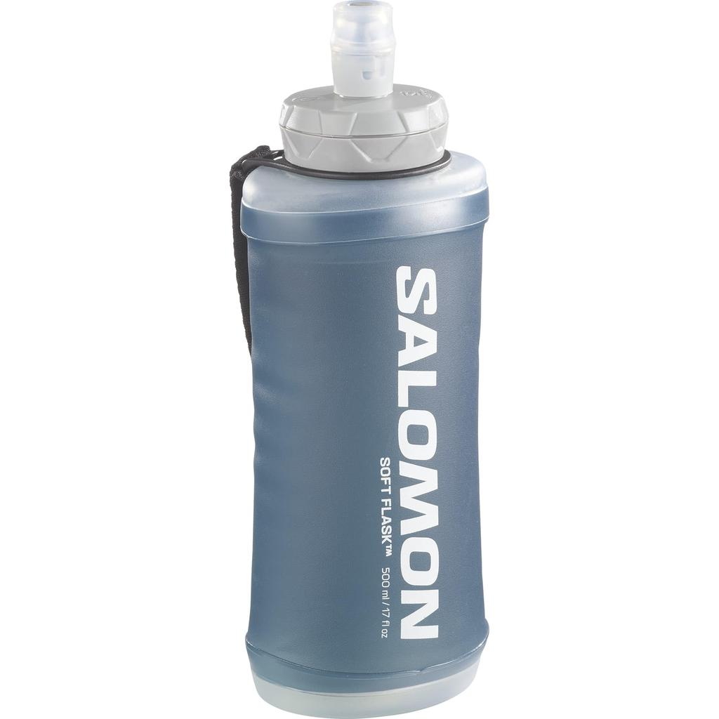 Hydration Hand Running Bottle Holder 2022 Model ACTIVE HANDHELD LC1928600 Free GRAY [Salomon] BLACK/SLATE