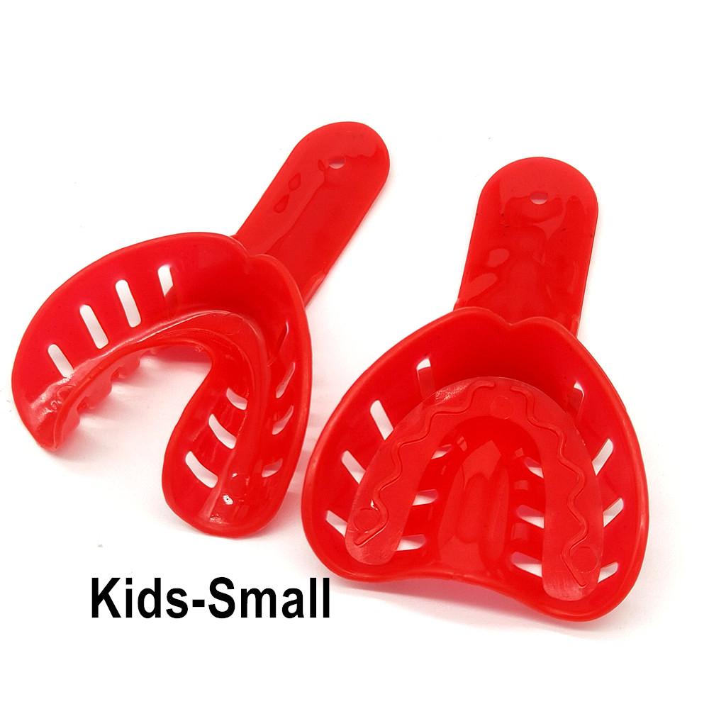 12 шт./компл., стоматологические слепочные лотки, пластиковые стоматологические центральные материалы, держатель для зубов, инструменты для ухода за полостью рта для взрослых и детей