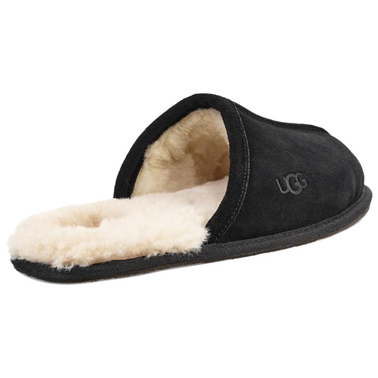 UGG Тапочки с подкладкой из флиса Scuff Slipper Черные Тапочки 1101111-BLK